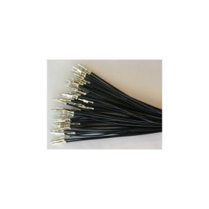 Molex 555 mini fit JR terminal crimp with 0.5mm2 wire, 4mm tinned. (100 per pack)