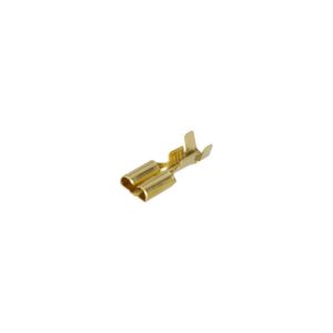 Brass Recepticle.no lock 6.3mm (Pack of 50)